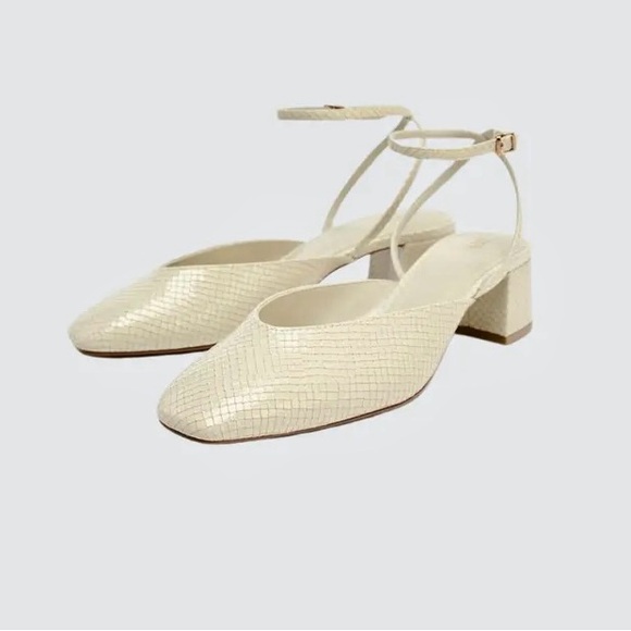 Zara Shoes - Zara NWT cream Mary Jane sandal shoes